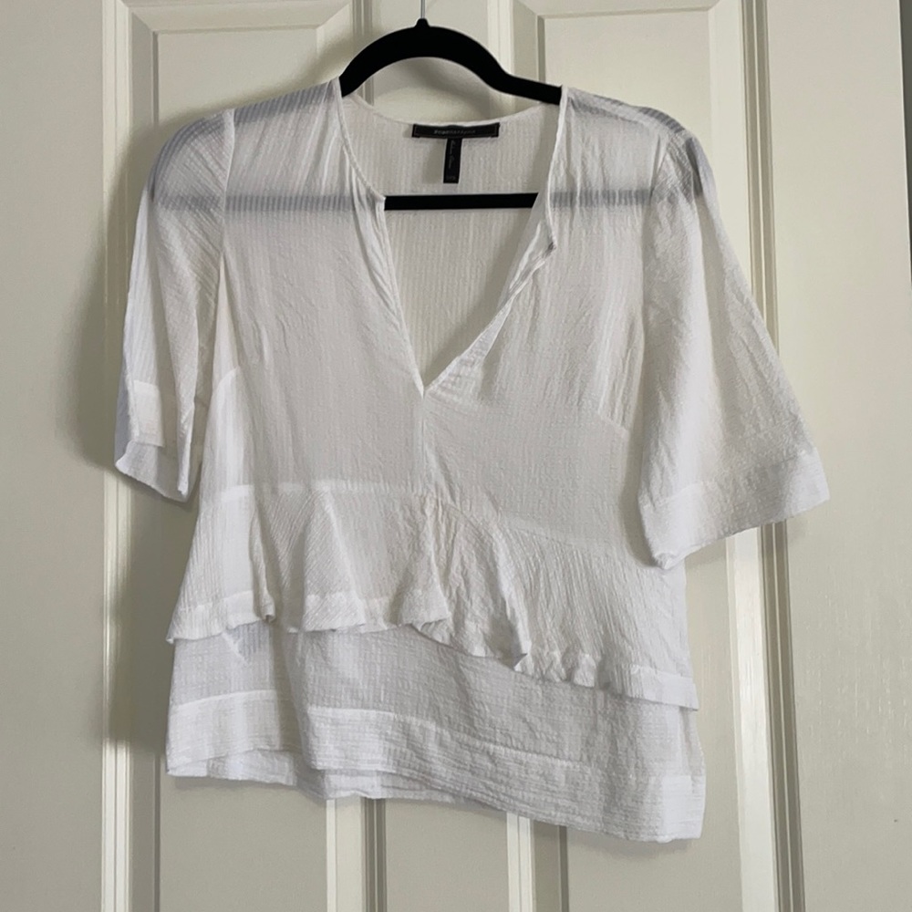 White BCBG Blouse